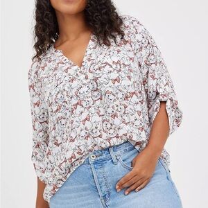 Torrid x Disney Aristocats Marie Blouse